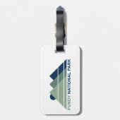 Fundy National Park Mountain Sun Bagagelabel (Achterkant verticaal)