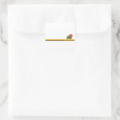 Fundy National Park Pine Trees Sun Vierkante Sticker (Tas)