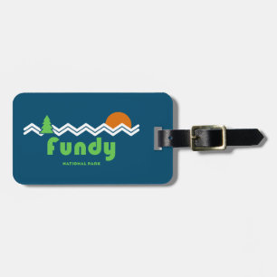 Fundy National Park Retro Bagagelabel
