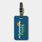 Fundy National Park Retro Bagagelabel (Voorkant verticaal)