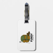 Fundy National Park rugzak Bagagelabel (Achterkant verticaal)