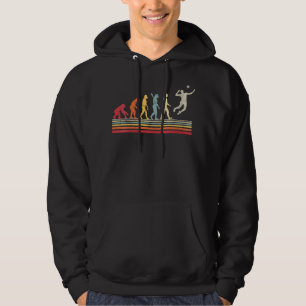 Funens Funny Volleyball Evolution of Man R Hoodie