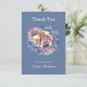 Funera Dank u voor uw fotokaart Bedankkaart (Staand voorkant)