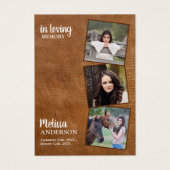 Funérailles 3 Photo Carte de prière commémorative  (Devant)