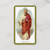 Funérailles Catholique St Paul prière Cartes de Sy (Devant)