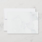 Funérailles coeur Merci Aquarelle Vert Feuilles (Dos)