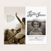 Funérailles dans nos coeurs pour toujours carte ph (Outside Unfolded)