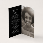 Funérailles dans nos coeurs pour toujours carte ph (Inside)