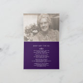 Funérailles dans nos coeurs pour toujours carte po (Intérieur)