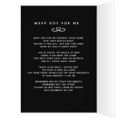 Funérailles dans nos coeurs pour toujours carte po (Intérieur (Gauche))