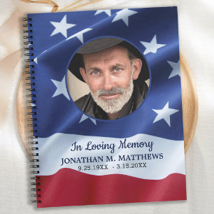 Funérailles de vétéran patriotique Livre d'or du d