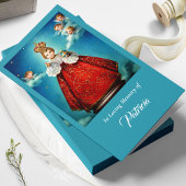 Funérailles Divino Nino Jésus Prière Cartes de Sym