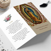 Funérailles Espagnol Guadalupe Prière Cartes de Sy