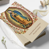 Funérailles Espagnol Guadalupe Prière Cartes de Sy