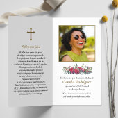 Funérailles Espagnol Guadalupe Prière Cartes de Sy