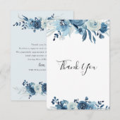 funérailles florales bleues merci (Devant / Derrière)