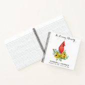 Funérailles Livre d'or Memorial Sunflowers Cardina (Intérieur)