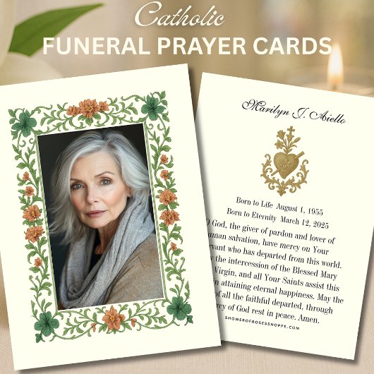 Funérailles Mémorial Jésus prière Photo