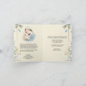 Funérailles Mémorial Photo Prière catholique Merci (Intérieur)