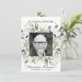 Funérailles Mémorial Sympathie Poème Prière Merci (Debout devant)