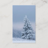 Funérailles Memorial Tree Prière de neige Cartes d (Devant)