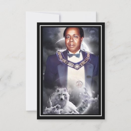 Funérailles Merci Cartes (Devant)