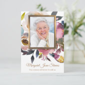 Funérailles Merci Cartes Dusty Blue & Misty Rose 1 (Debout devant)