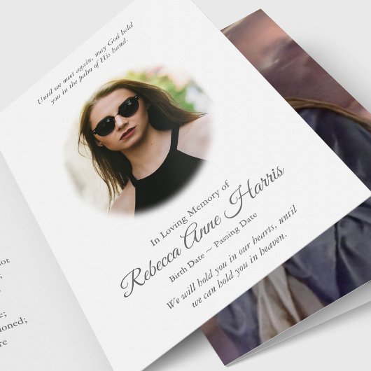 Funérailles Merci Cartes | Sainte Mère 02