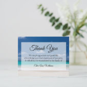 Funérailles Merci Note Grief Océan | Bereavement (Debout devant)