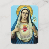 Funérailles Mère Marie Prière Cartes de Sympathie (Devant)