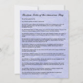 Funérailles militaires 13 plis de la carte drapeau (Devant)