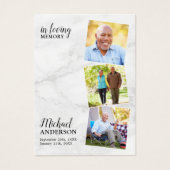 Funérailles modernes 3 Photo Carte de prière commé (Devant)