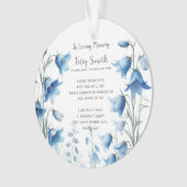 Funérailles / Ornement commémoratif (devant)