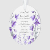 Funérailles / Ornement commémoratif (devant)