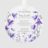 Funérailles / Ornement commémoratif (devant)