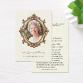 Funérailles Photo carte de prière catholique (Bureau)