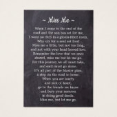 Funérailles rustiques 3 Photo Carte de prière comm (Dos)