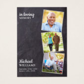 Funérailles rustiques 3 Photo Carte de prière comm (Devant)