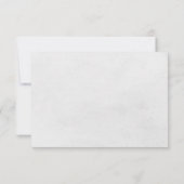 Funérailles simples et Carte de remerciements de s (Dos)