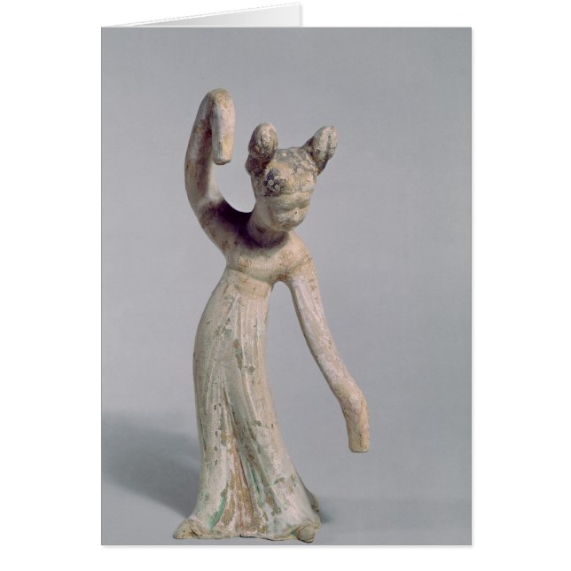 Funerair standbeeld van een danseres, Tang Dynasty (Voorkant)