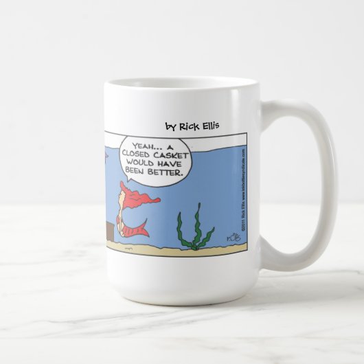 Funéraire Mug funéraire de sirène (Droite)