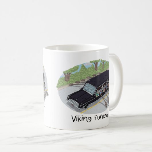 Funéraire Viking Mug (Devant droit)