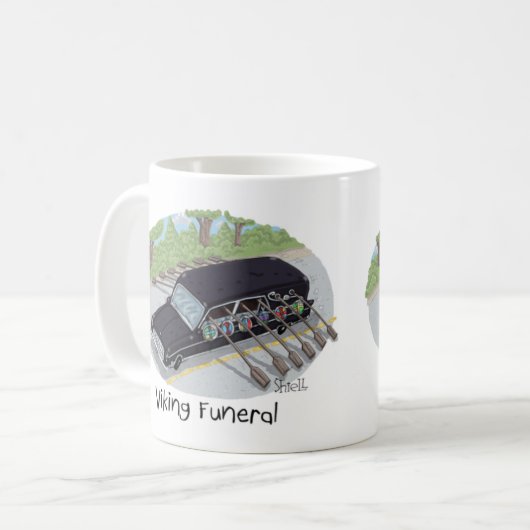 Funéraire Viking Mug (Devant gauche)