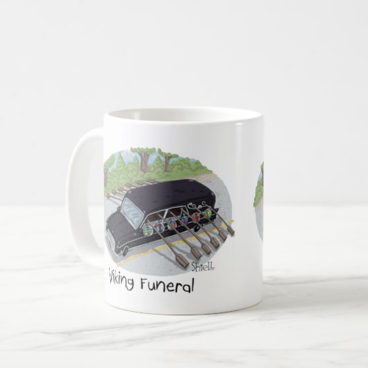 Funéraire Viking Mug (Devant gauche)