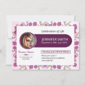 Funeral Announcement Card Aankondiging (Voorkant)