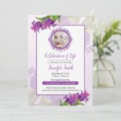 Funeral Announcement Card Aankondiging (Staand voorkant)