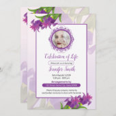 Funeral Announcement Card Aankondiging (Voorkant / Achterkant)