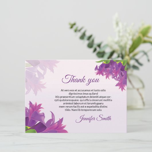 Funeral-bedankt-kaart (Staand voorkant)