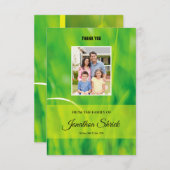 Funeral-bedankt-kaart Bedankkaart (Voorkant / Achterkant)