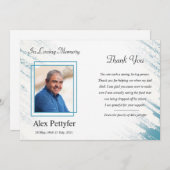 Funeral-bedankt-kaart Bedankkaart (Voorkant / Achterkant)